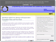 Tablet Screenshot of aberdeenshiresnp.info